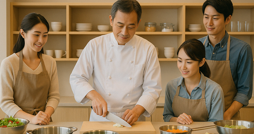 料理教室の様子